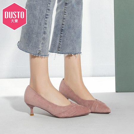 DUSTO 大东 20C1033A 甜美高跟水钻尖头女鞋