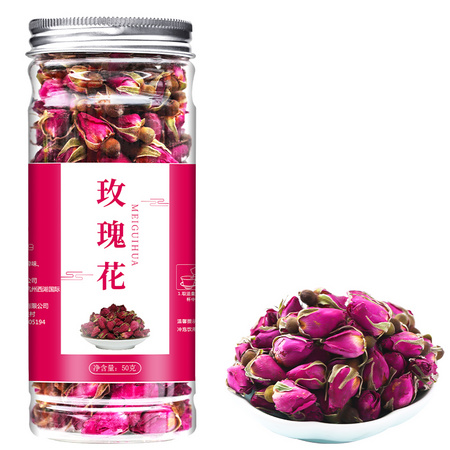 葛龙 野生平阴玫瑰花茶 罐装