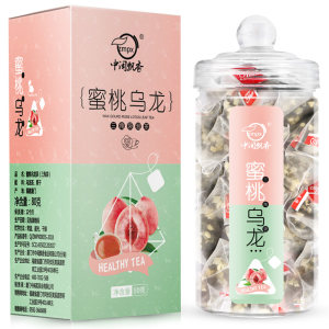 网红爆款 中闽飘香 蜜桃乌龙茶 茶包 2盒共40包 18元包邮