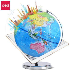deli 得力 2222 AR语音智能地球仪 直径32cm *4件 +凑单品
