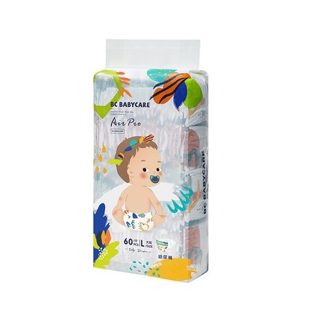 BabyCare Airpro 婴儿纸尿裤片 L 60片 *2件
