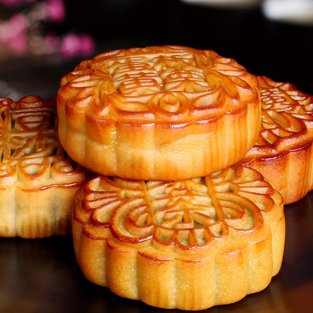 仙美村 广式月饼 4饼4味 400g礼盒装