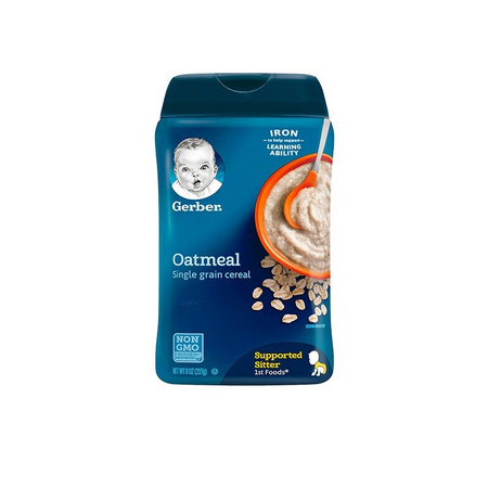 Gerber 嘉宝 高铁锌燕麦原味谷物营养米粉 1段 227g