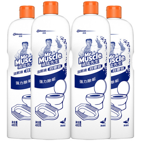 Mr Muscle 威猛先生 洁厕液 480g*4瓶装