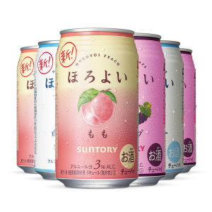 日本原装进口 三得利旗下 和乐怡HOROYOI 6口味 预调网红鸡尾酒 350mL*6罐
