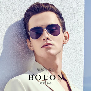 暴龙 2018款 22g超轻 男复古偏光蛤蟆镜 太阳镜 不挑脸型 508元甜蜜价