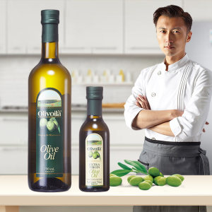 谢霆锋代言 意大利 欧丽薇兰 橄榄油 750ml+特级初榨橄榄油 250ml