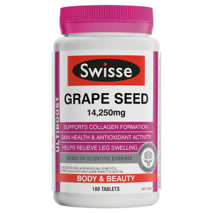 澳洲进口 Swisse 葡萄籽片 180粒 美白/淡斑/抗衰老 89元包邮