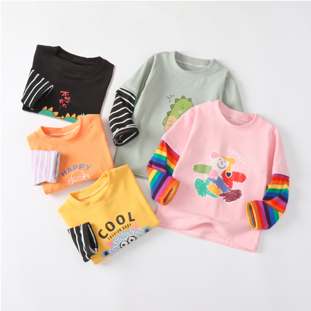 童色安年 儿童休闲打底卫衣