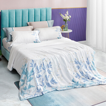 LUOLAI 罗莱 清香艾草 可水洗桑蚕丝被子 1.5m床