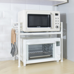 贺里 微波炉双层置物架 宽53*高37/48cm 可承重30kg