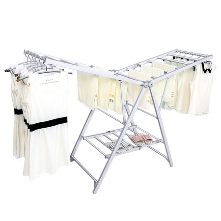 好太太铝合金折叠落地晒架