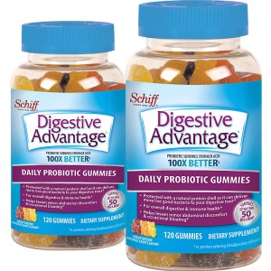 临期清仓 美国Schiff旗下DA 儿童益生菌软糖 120粒*2瓶 促消化防胀气便秘