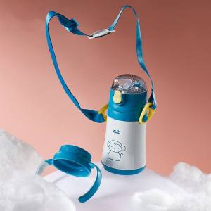 可优比 吸管水壶两用儿童保温杯