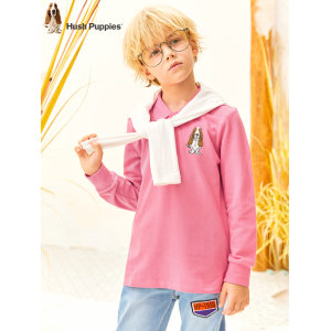 暇步士 儿童 100%珠地网纯棉 时尚POLO衫 68元风尚价