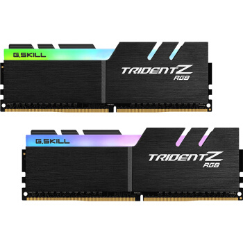 G.SKILL 芝奇 32GB(16G×2)套装 DDR4 3200频率 台式机内存条-幻光戟RGB灯条(C16)