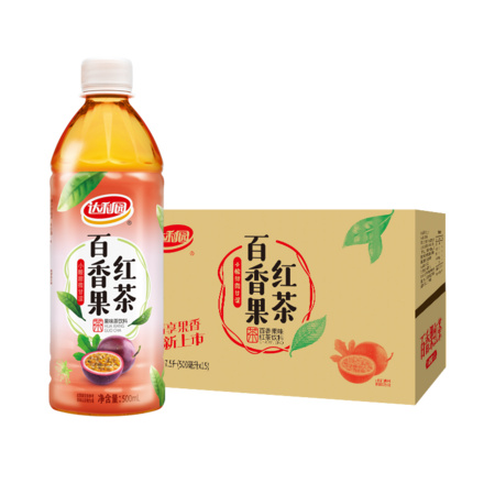 88VIP：达利园 百香果红茶 500ml*15瓶 *2件