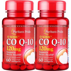 美国 普丽普莱 辅酶Q10胶囊 120mg*60粒*2瓶