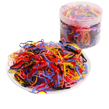 aoe 啊喔鹅 小橡皮筋发圈 1000根装