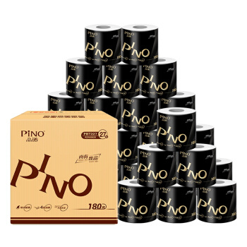 88VIP：心相印 品诺黑白经典系列 卷纸 4层140g27卷 *2件 *2件 +凑单品