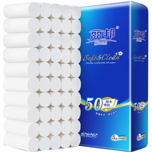 丽邦 原生木浆卷纸卫生纸50卷