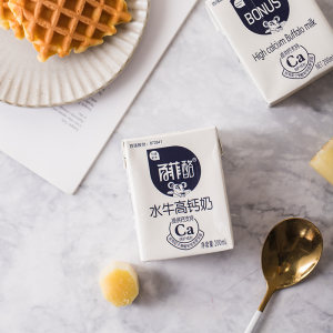 百菲酪 水牛高钙奶 旺仔牛奶健康版口感 200ml*10盒*2箱