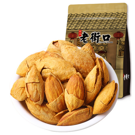 老街口 薄壳奶油巴旦木 500g