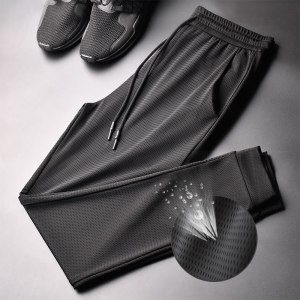 微品 冰爽触感 男冰丝速干运动裤 带透气网孔