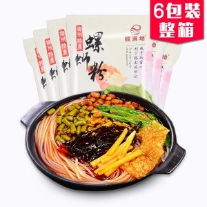 广西特色小吃 螺满地 柳州螺蛳粉 300g*6包