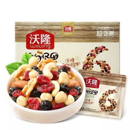 沃隆 每日坚果年货大礼包 300g（12包）*2件+ 达利园八宝粥280g*12罐*2件 +凑单品