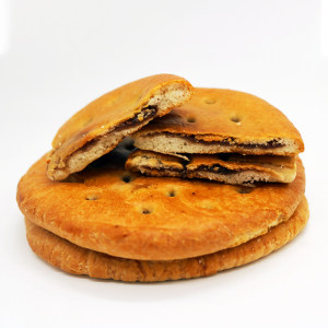 新疆传统手工美食 芝麻油酥馕/辣皮子馕/玫瑰花馕 100g*6个 29.8元包邮 现烤现发