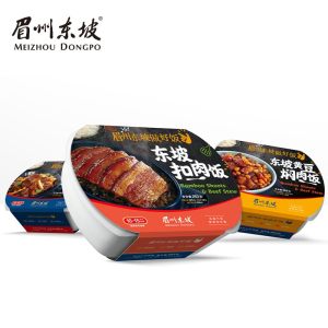 眉州东坡酒楼 自热米饭 东坡扣肉+笋子烧牛肉+黄豆焖肉