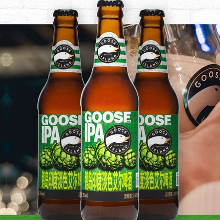 GOOSE ISLAND 鹅岛IPA印度淡色艾尔精酿啤酒整箱 355ml*12瓶装