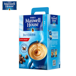麦斯威尔 3合1 特浓咖啡 110条 69.9元包邮