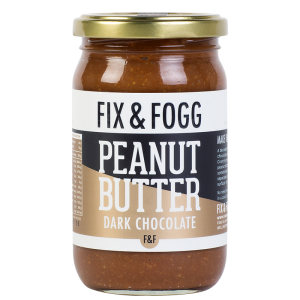 新西兰原装进口 菲丝 FIX&FOGG 黑巧克力花生酱 275g