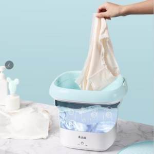 志高 可折叠迷你洗衣机 臭氧+超声波杀菌除渍