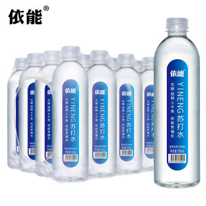 依能 0糖0脂 加锌弱碱性苏打水 500ml*24瓶