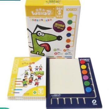 京东PLUS会员：君孚 幼儿逻辑狗 3-4岁逻辑思维能力 5本书+1个操作板 多款可选