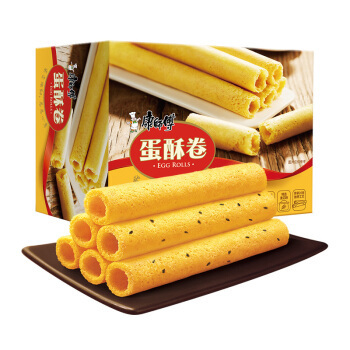 Tingyi 康师傅 蛋酥卷鸡蛋卷 奶油芝麻混合口味 432g *5件