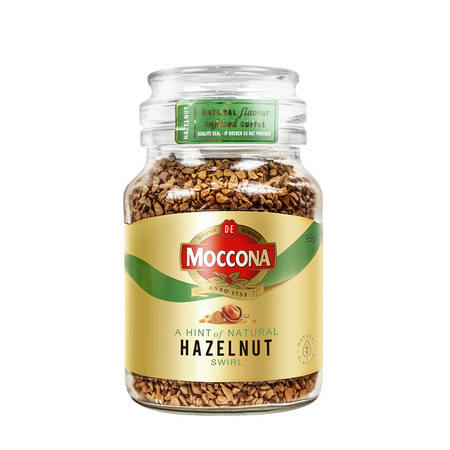 MOCCO 摩可纳 榛果风味冻干纯黑速溶咖啡 95g *2件