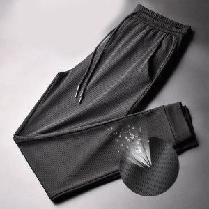 冰爽触感 男士冰丝透气 休闲运动裤