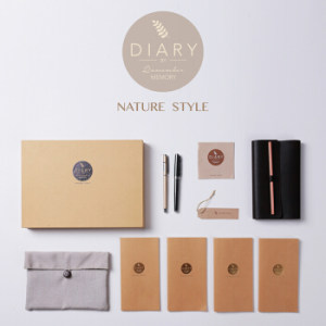 deli 得力 22200 套装(手账本*4+皮质收纳袋+铅笔+宝珠笔+中性笔+布艺收纳袋+书签) +凑单品