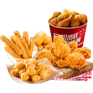 国家队备战保障产品 凤祥 炸鸡全家桶 3.8斤