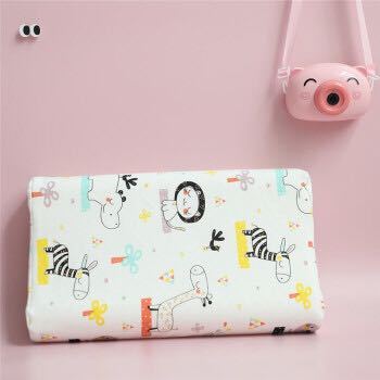 移动专享：嘉诗丽 儿童乳胶小枕头 猫咪游园