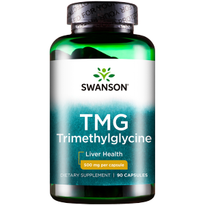 美国原装进口 斯旺森 TMG甜菜碱胶囊 90粒 护心护肝排毒降血脂