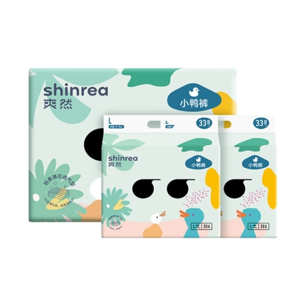 88VIP：sharoy 爽然 轻薄S3 婴儿纸尿裤L66片 *3件