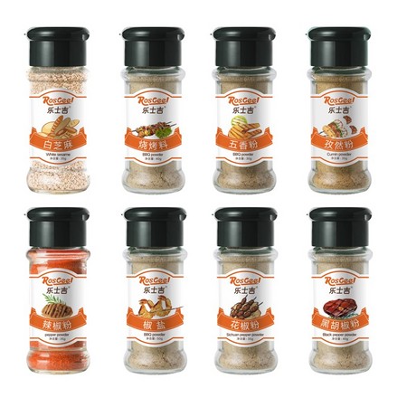 ROSGEEL 乐士吉 烧烤调料组合套装 8瓶 送烧烤刷