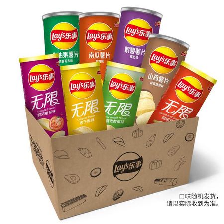 88VIP：乐事 罐装薯片大礼包 776g