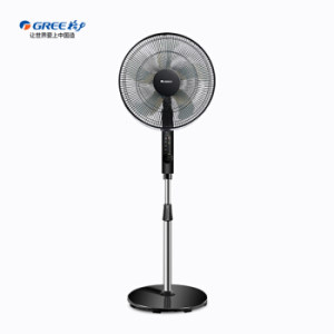 GREE 格力 FD-40X64Bh5 五叶遥控落地扇 7.5H定时 黑色 +凑单品