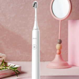 央视报道品牌 赛嘉 充电式声波电动情侣牙刷+5刷头